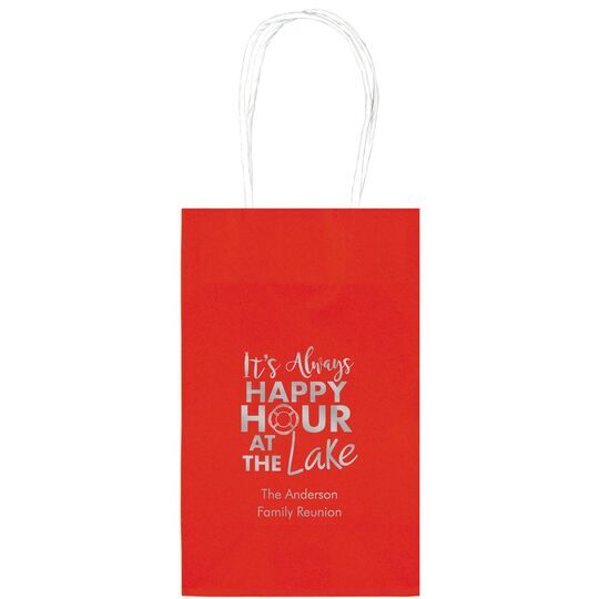 Happy Hour at the Lake Medium Twisted Handled Bags